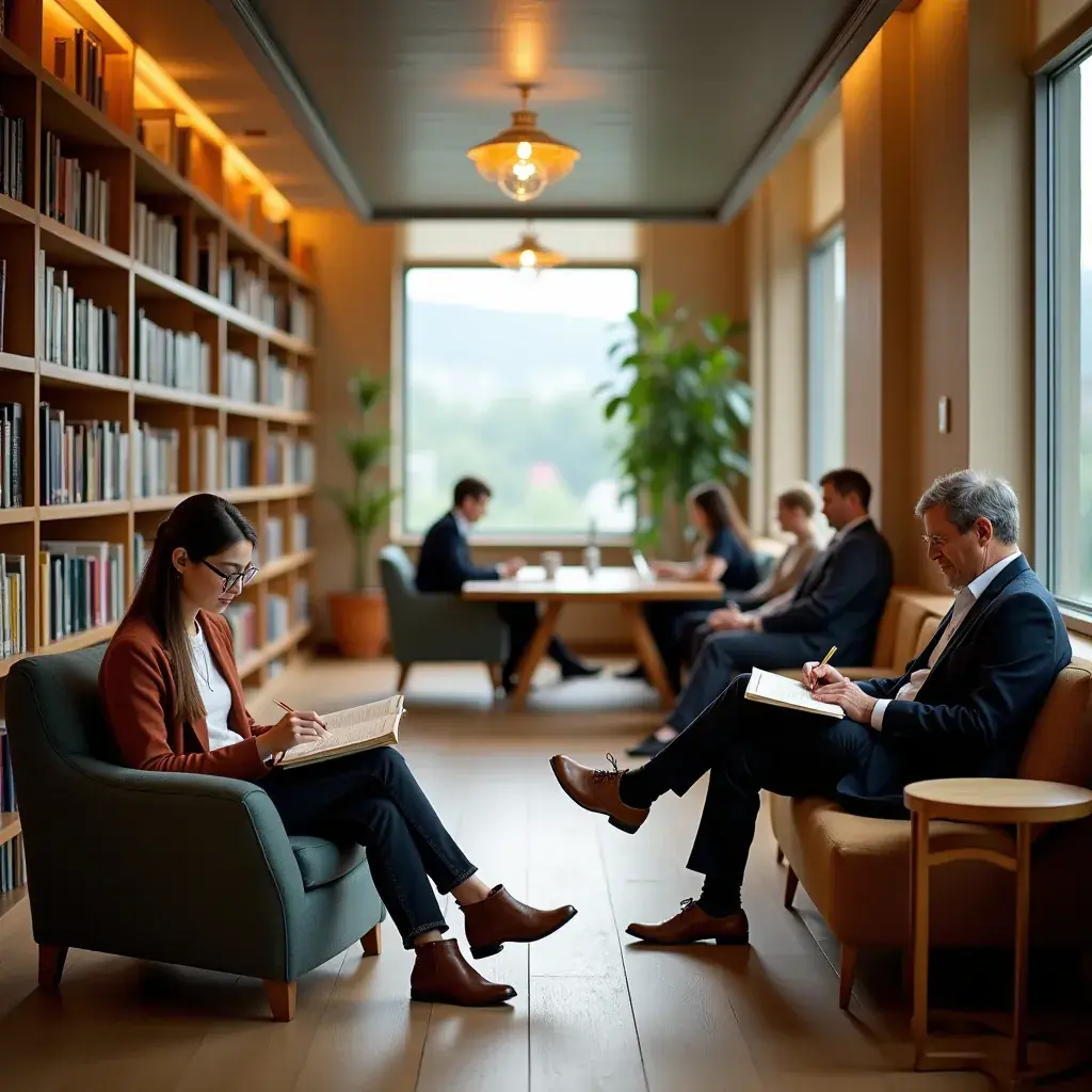 Modern office workspace